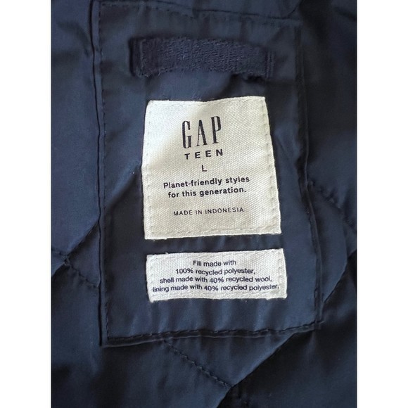 Gap Teen Flannel Jacket Large - Picture 6 of 10